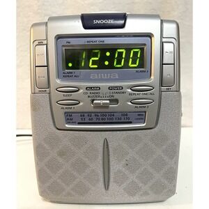 Aiwa FR-CD1500u CD Clock Radio with Tuner